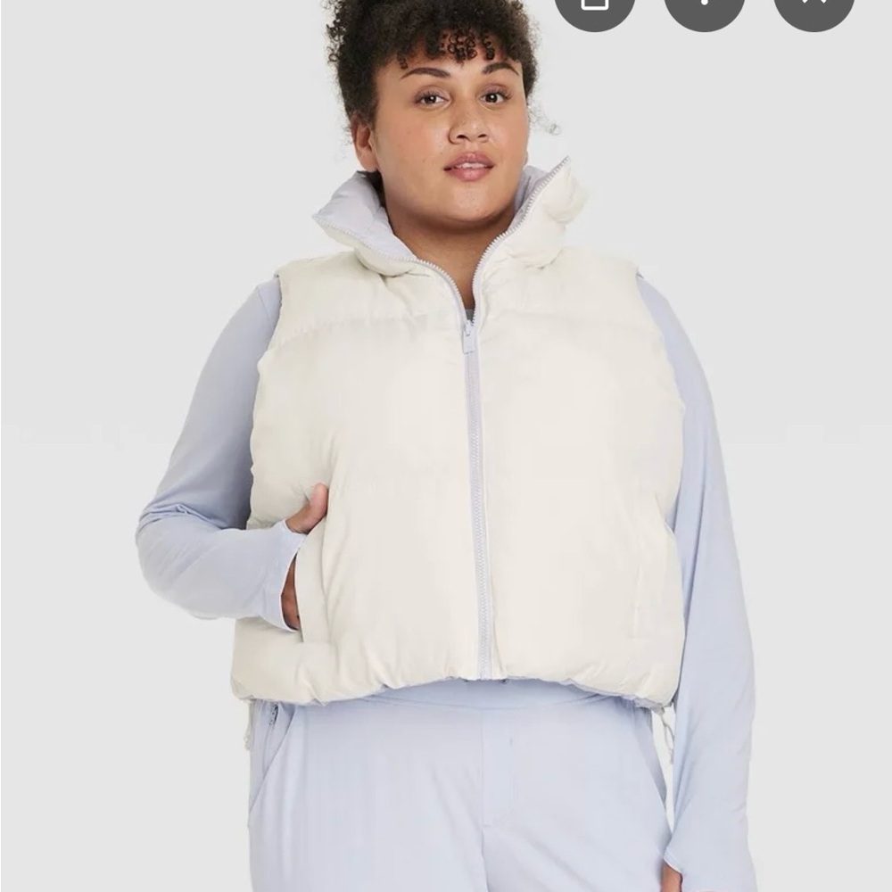 All in Motion Women's Reversible Snowsport Puffer Vest, NWT Sise 4X